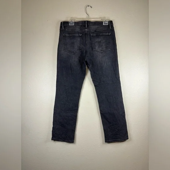 Frame Denim Le High Straight Jeans | 28 | Dark Wash - Picture 3 of 4